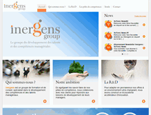 Tablet Screenshot of inergens.com